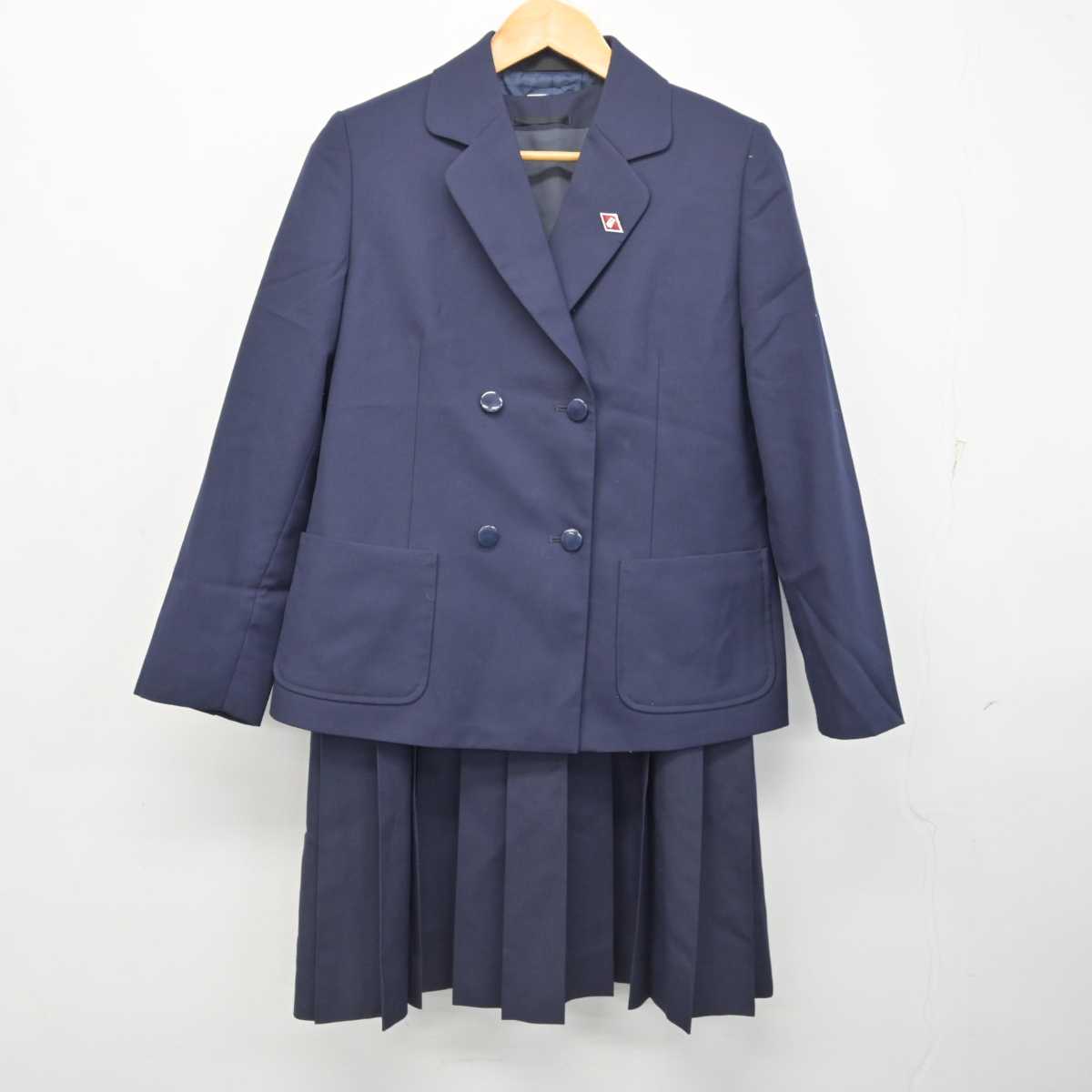 【中古】神奈川県 江陽中学校 女子制服 4点 (ブレザー・ジャンパースカート) sf078828