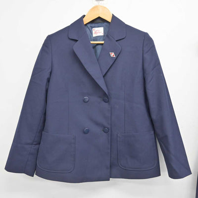 【中古】神奈川県 江陽中学校 女子制服 4点 (ブレザー・ジャンパースカート) sf078828