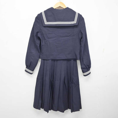 【中古】茨城県 日立第二高等学校 女子制服 4点 (セーラー服・スカート) sf078831