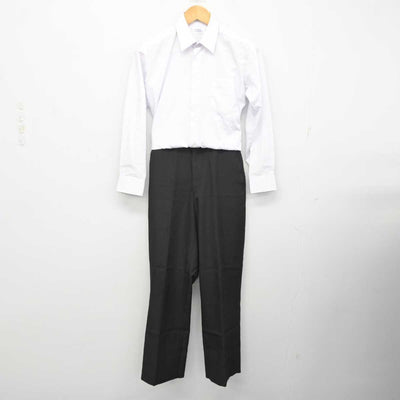 【中古】茨城県 十王中学校 男子制服 3点 (学ラン・シャツ・ズボン) sf078833