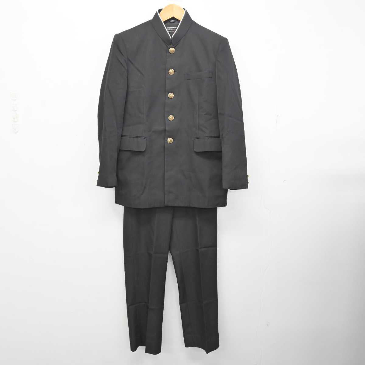 【中古】茨城県 十王中学校 男子制服 4点 (学ラン・シャツ・ズボン) sf078834