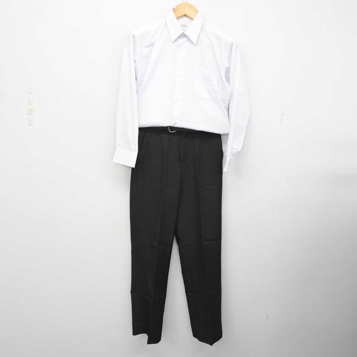 【中古】茨城県 十王中学校 男子制服 4点 (学ラン・シャツ・ズボン) sf078834