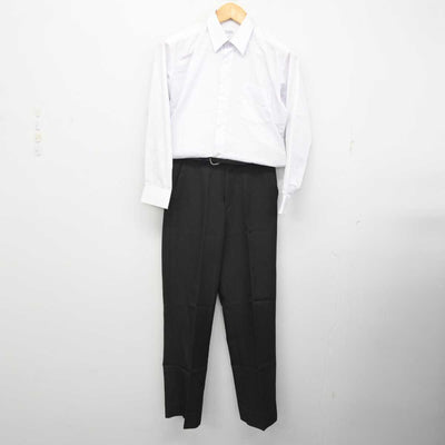 【中古】茨城県 十王中学校 男子制服 4点 (学ラン・シャツ・ズボン) sf078834