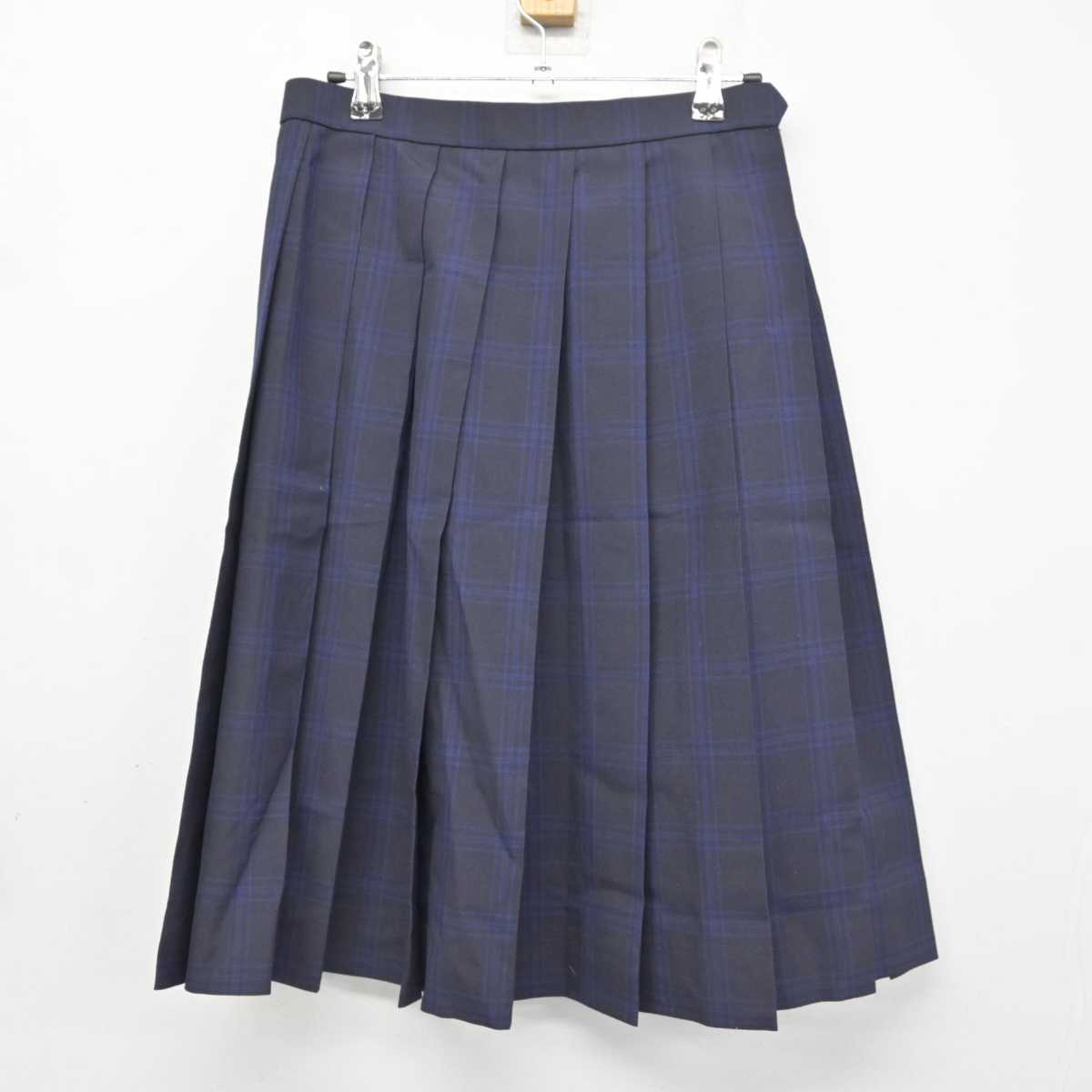 【中古】北海道 帯広南商業高等学校 女子制服 3点 (ベスト・スカート) sf078838