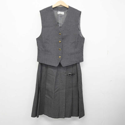 【中古】愛知県 名古屋国際高等学校 女子制服 5点 (ブレザー・ベスト・スカート) sf078839