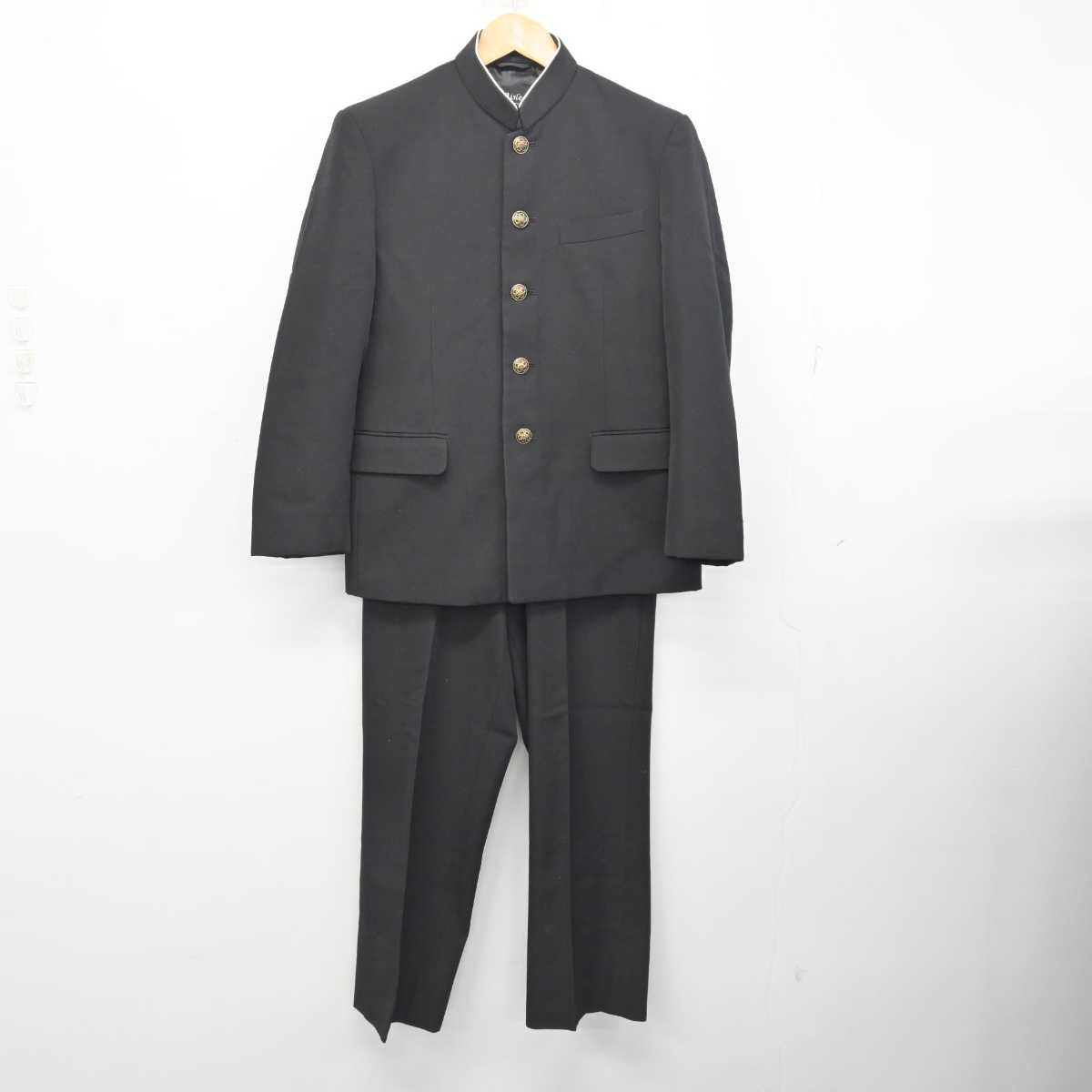 【中古】北海道 阿寒中学校 男子制服 2点 (学ラン・ズボン) sf078844