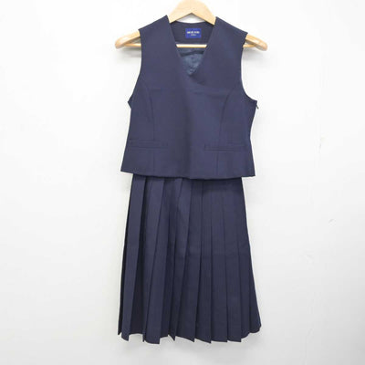 【中古】北海道 阿寒中学校 女子制服 3点 (ブレザー・ベスト・スカート) sf078845