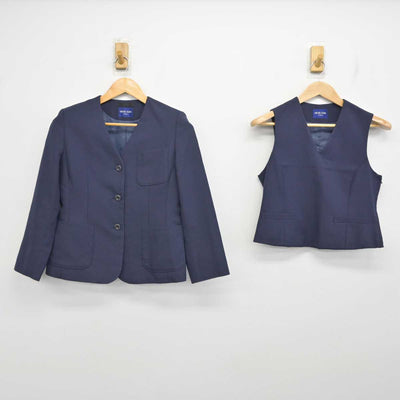 【中古】北海道 阿寒中学校 女子制服 3点 (ブレザー・ベスト・スカート) sf078845