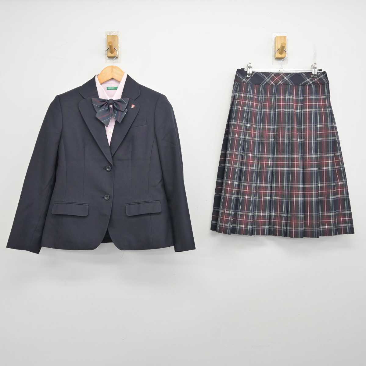 【中古】大阪府 大阪学園 大阪高等学校 女子制服 5点 (ブレザー・シャツ・スカート) sf078851