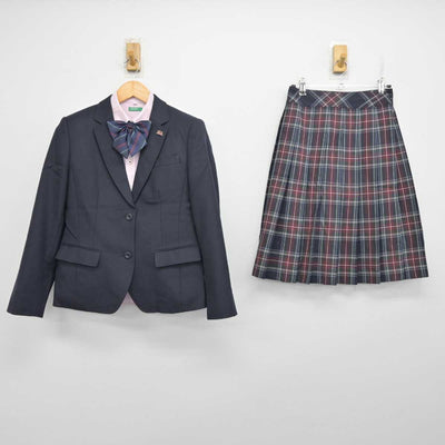 【中古】大阪府 大阪学園 大阪高等学校 女子制服 5点 (ブレザー・シャツ・スカート) sf078852