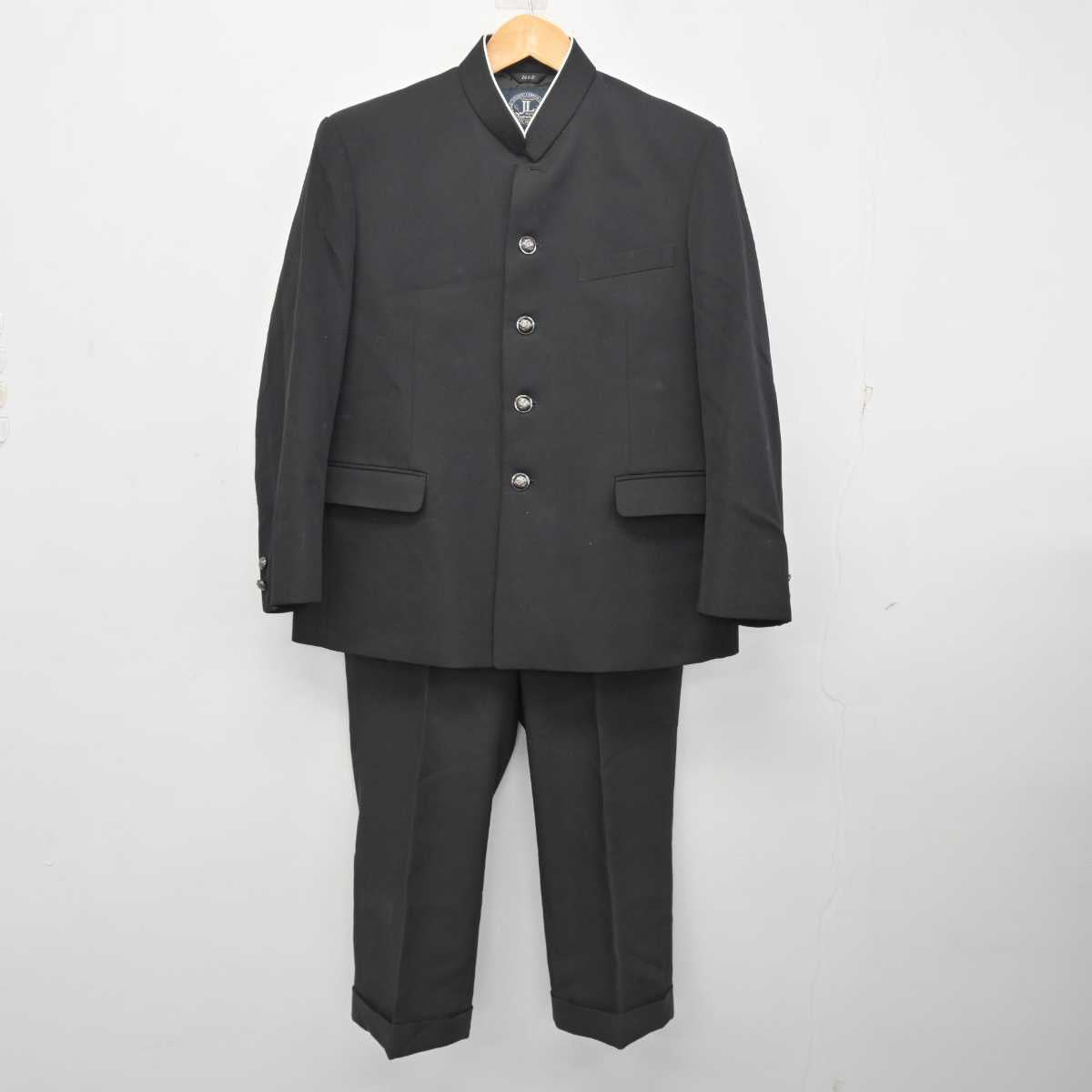 【中古】埼玉県 黒浜西中学校 男子制服 2点 (学ラン・ズボン) sf078860