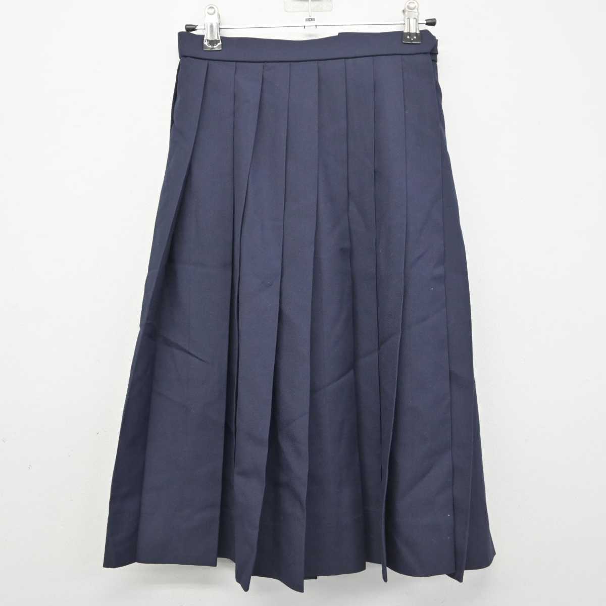 【中古】埼玉県 伊奈学園中学校 女子制服 2点 (ベスト・スカート) sf078861