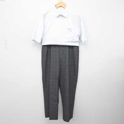 【中古】北海道 札幌清田高等学校 男子制服 2点 (シャツ・ズボン) sf078866