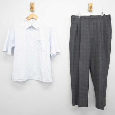 【中古】北海道 札幌清田高等学校 男子制服 2点 (シャツ・ズボン) sf078866