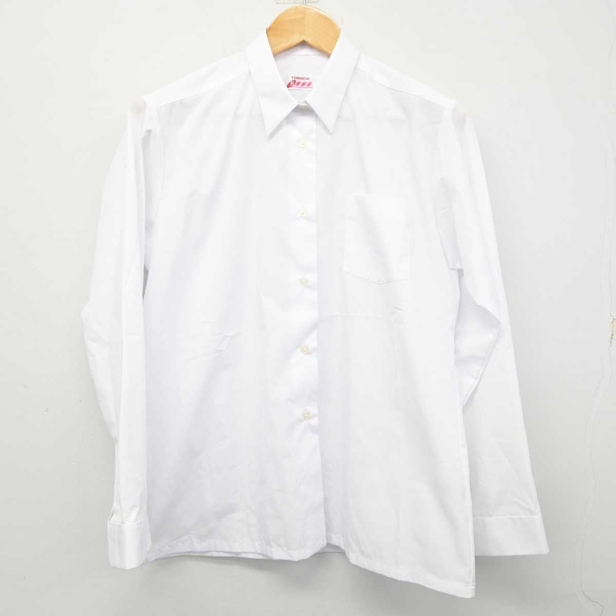 【中古】北海道 白石中学校 女子制服 2点 (ベスト・シャツ) sf078869