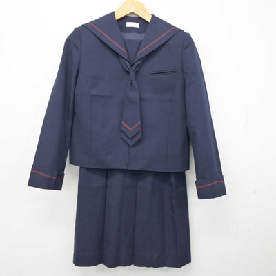 【中古】宮城県 中野中学校 女子制服 3点 (セーラー服・スカート) sf078877