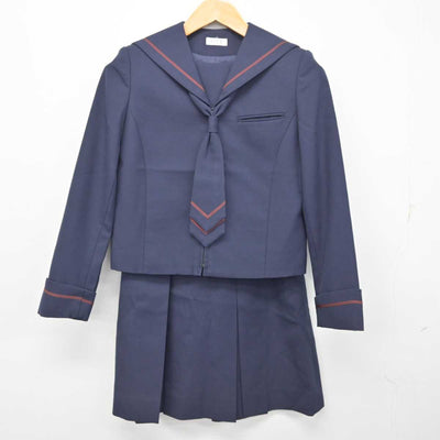 【中古】宮城県 中野中学校 女子制服 3点 (セーラー服・スカート) sf078878