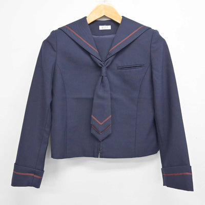 【中古】宮城県 中野中学校 女子制服 3点 (セーラー服・スカート) sf078878