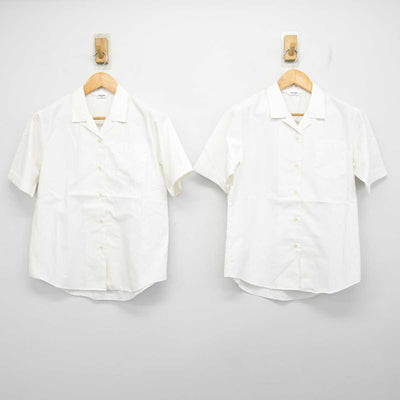 【中古】山形県 米沢市立第一中学校 女子制服 3点 (シャツ・スカート) sf078880