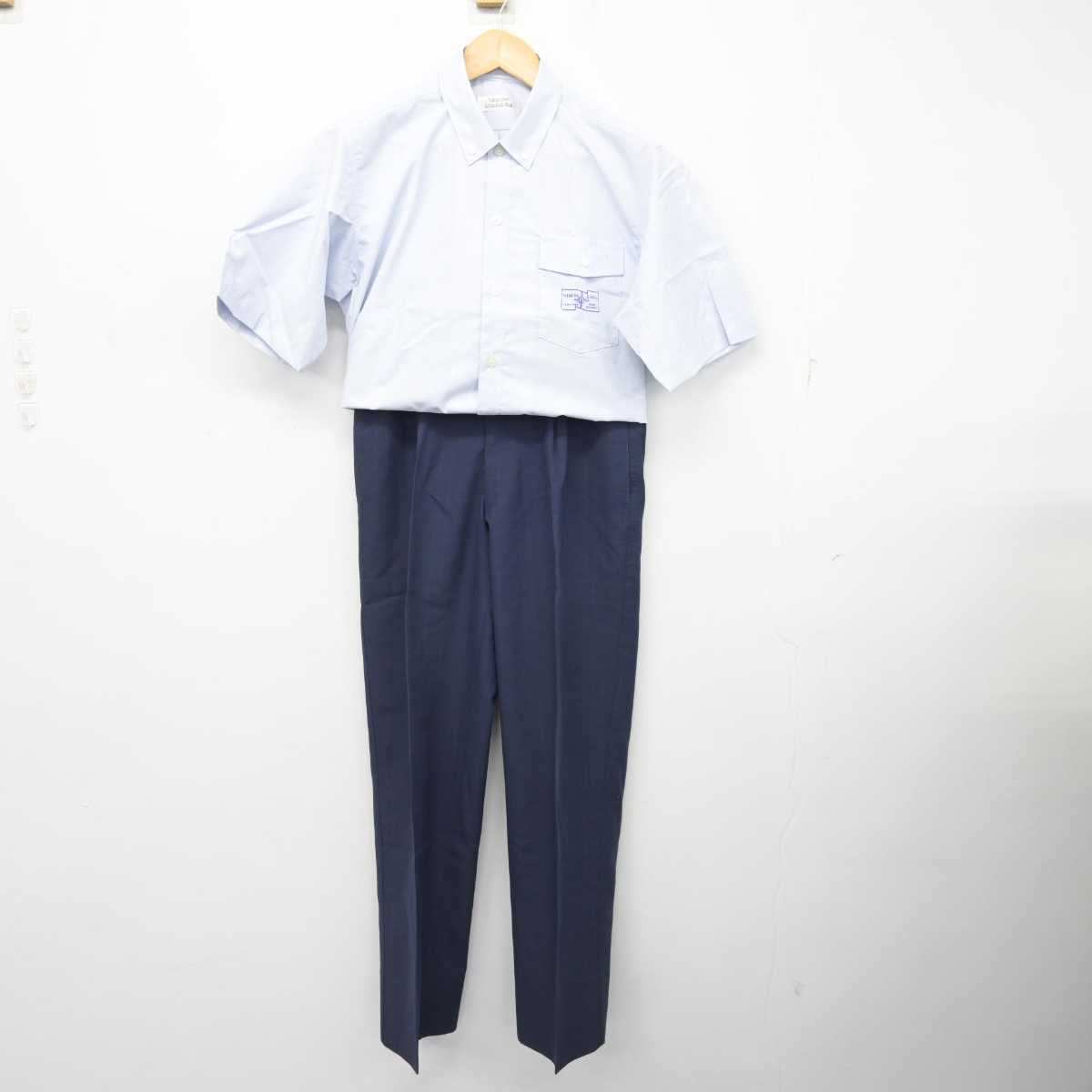 【中古】山形県 日本大学山形高等学校 男子制服 3点 (シャツ・ズボン) sf078886