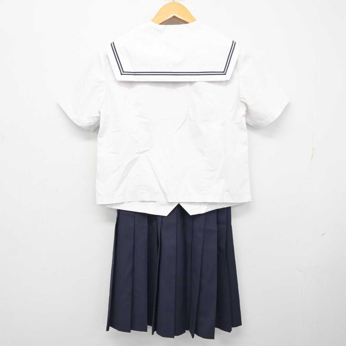 【中古】山形県 山形北高等学校 女子制服 3点 (セーラー服・スカート) sf078890