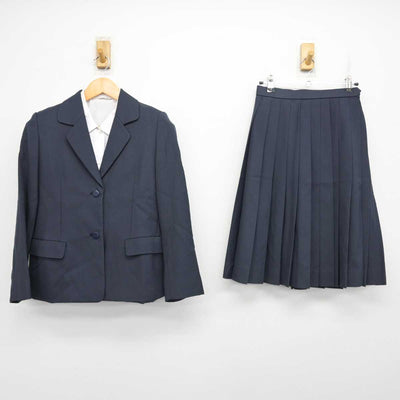 【中古】山形県 山形北高等学校 女子制服 4点 (ブレザー・シャツ・スカート) sf078891