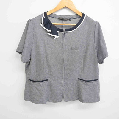 【中古】 事務服 女子制服 2点 (ブラウス・スカート) sf078896