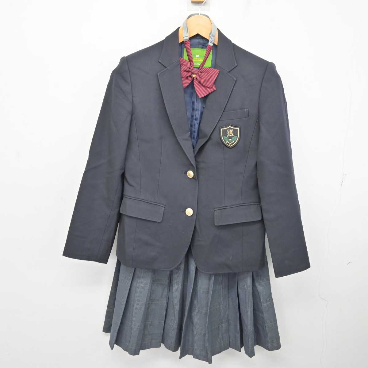 【中古】千葉県 柏井高等学校 女子制服 3点 (ブレザー・スカート) sf078897