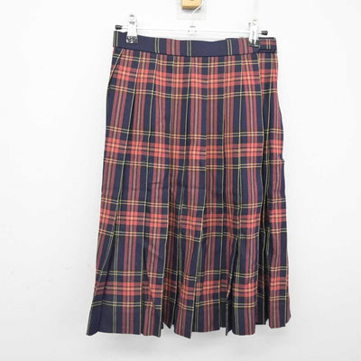 【中古】千葉県 柏井高等学校 女子制服 2点 (ニットベスト・スカート) sf078898