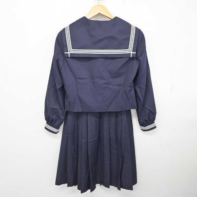 【中古】静岡県 北浜中学校 女子制服 3点 (セーラー服・スカート) sf078902