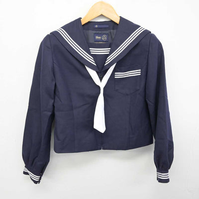 【中古】静岡県 北浜中学校 女子制服 3点 (セーラー服・スカート) sf078902