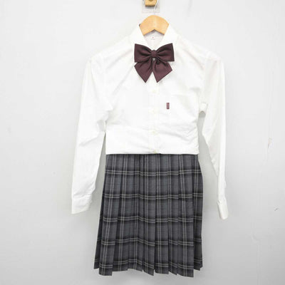 【中古】千葉県 日本大学習志野高等学校 女子制服 7点 (ブレザー・ニット・シャツ・スカート) sf078907