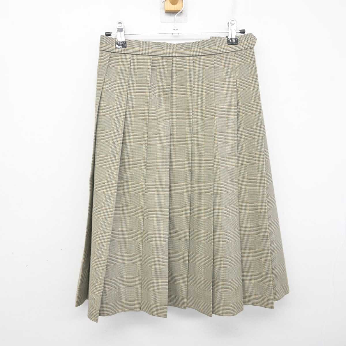 【中古】愛媛県 松山西中等教育学校 女子制服 2点 (ニット・スカート) sf078914