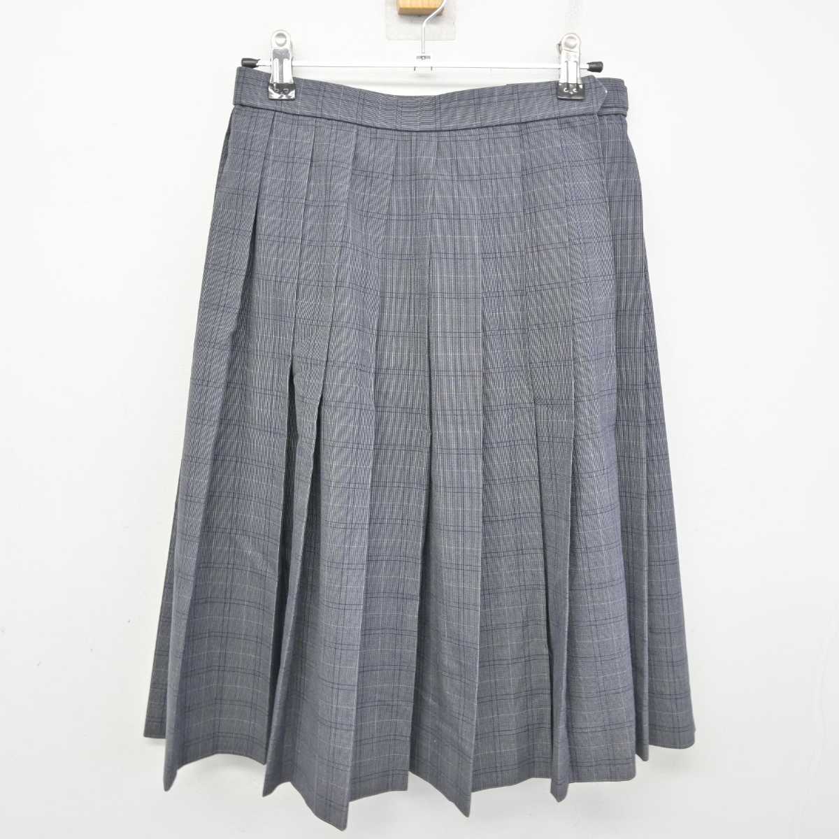 【中古】愛媛県 松山西中等教育学校 女子制服 2点 (ブラウス・スカート) sf078916