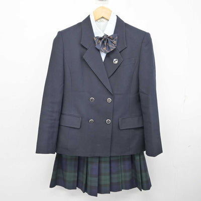 【中古】千葉県 千葉敬愛高等学校 女子制服 6点 (ブレザー・シャツ・スカート) sf078918