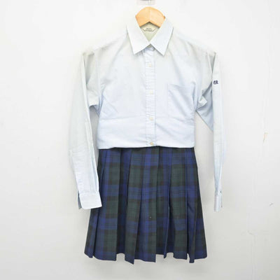 【中古】千葉県 千葉敬愛高等学校 女子制服 2点 (シャツ・スカート) sf078921