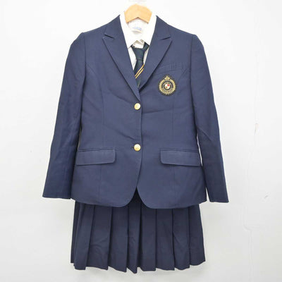 【中古】石川県 星稜高等学校 女子制服 5点 (ブレザー・ニット・シャツ・スカート) sf078937