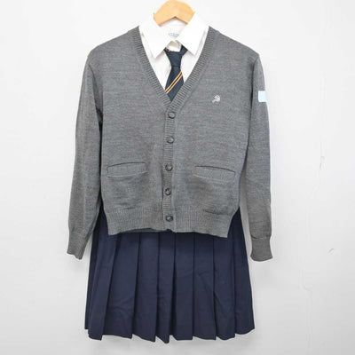 【中古】石川県 星稜高等学校 女子制服 5点 (ブレザー・ニット・シャツ・スカート) sf078937