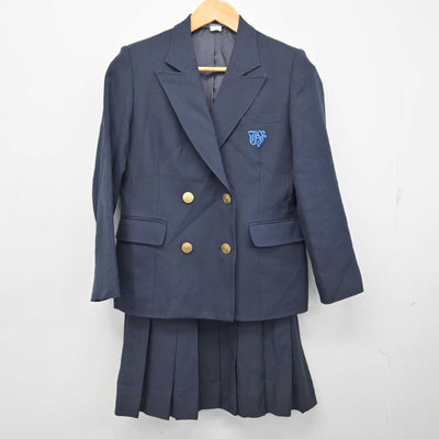 【中古】兵庫県 神戸常盤女子高等学校 女子制服 3点 (ブレザー・ニット・スカート) sf078944