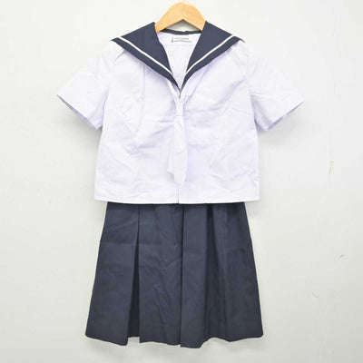 【中古】宮城県 五橋中学校 女子制服 3点 (セーラー服・スカート) sf078947