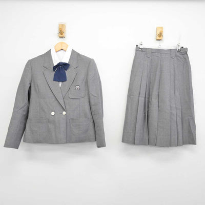 【中古】大阪府 四天王寺高等学校 女子制服 4点 (ブレザー・シャツ・スカート) sf078960