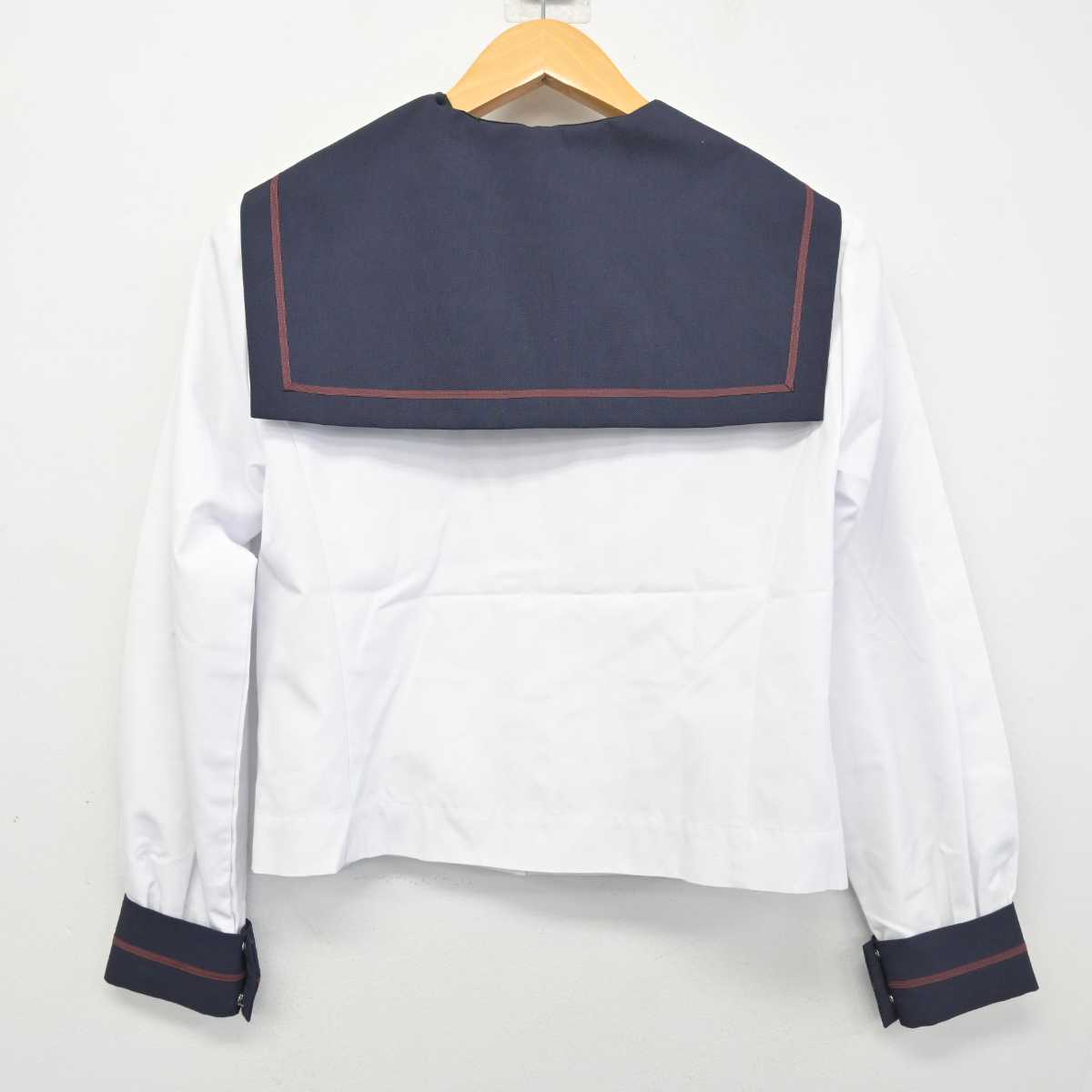 【中古】宮城県 中野中学校 女子制服 2点 (セーラー服) sf078976