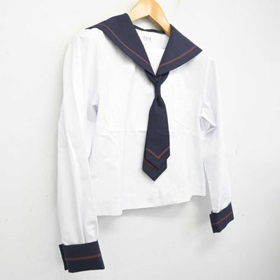 【中古】宮城県 中野中学校 女子制服 2点 (セーラー服) sf078976