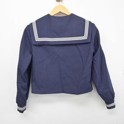 【中古】兵庫県 浜の宮中学校 女子制服 3点 (セーラー服・スカート) sf078979