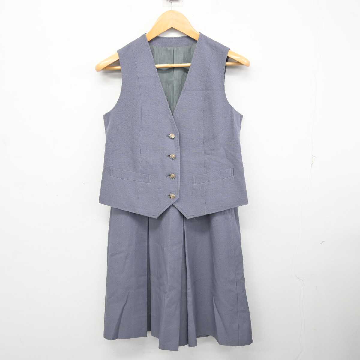 【中古】埼玉県 八王子中学校 女子制服 3点 (ブレザー・ベスト・スカート) sf078984