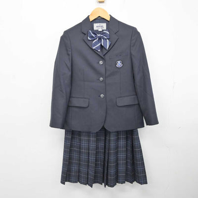 【中古】兵庫県 北神戸中学校 女子制服 4点 (ブレザー・スカート・スカート) sf078985