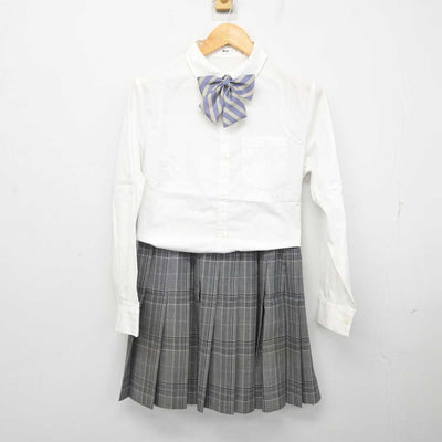 【中古】東京都 翔陽高等学校 女子制服 4点 (シャツ・スカート) sf078990