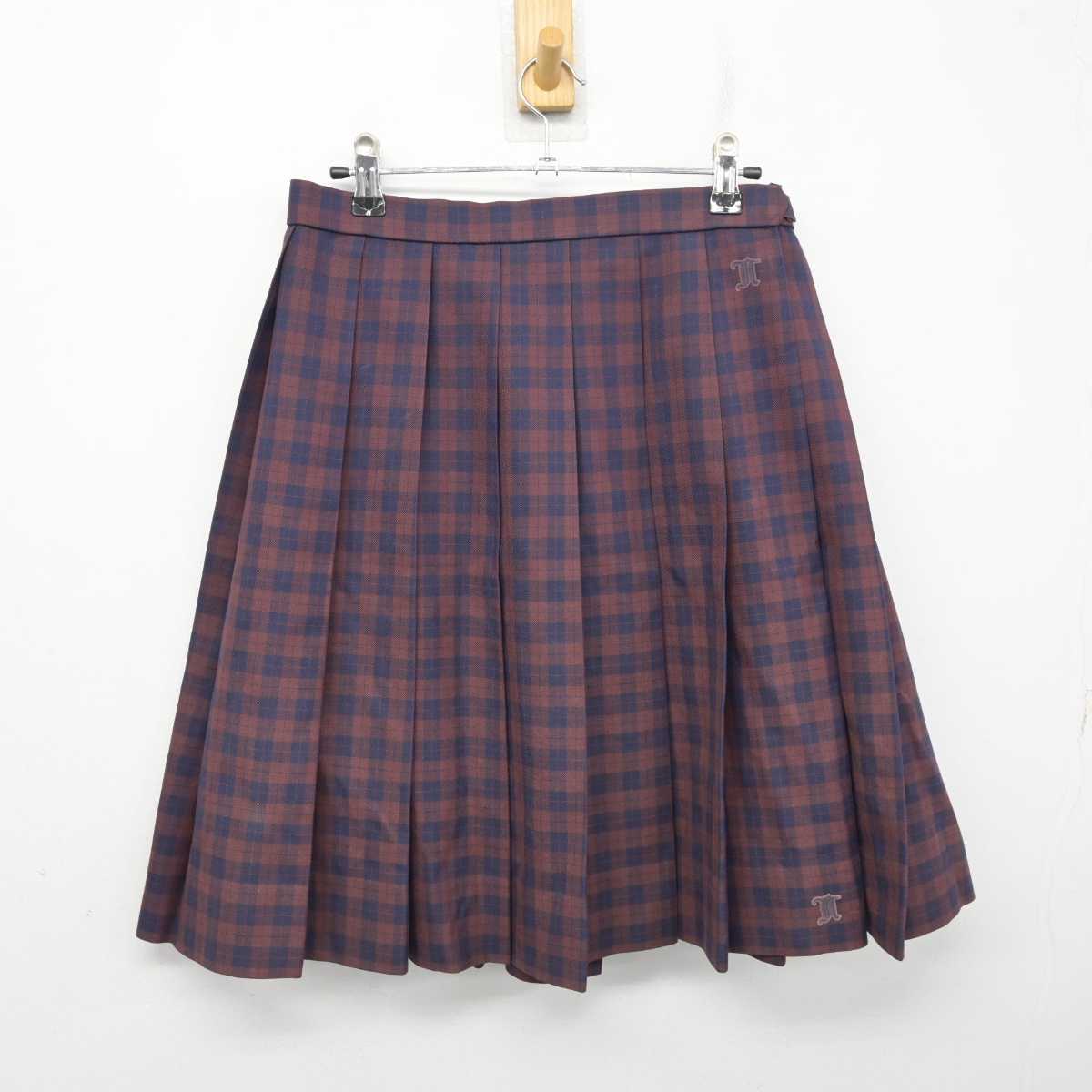 【中古】京都府 南丹高等学校 女子制服 4点 (ブレザー・シャツ・スカート) sf078993