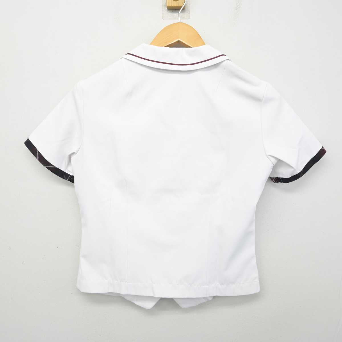 【中古】愛知県  豊川高等学校 女子制服 3点 (シャツ・スカート) sf078997