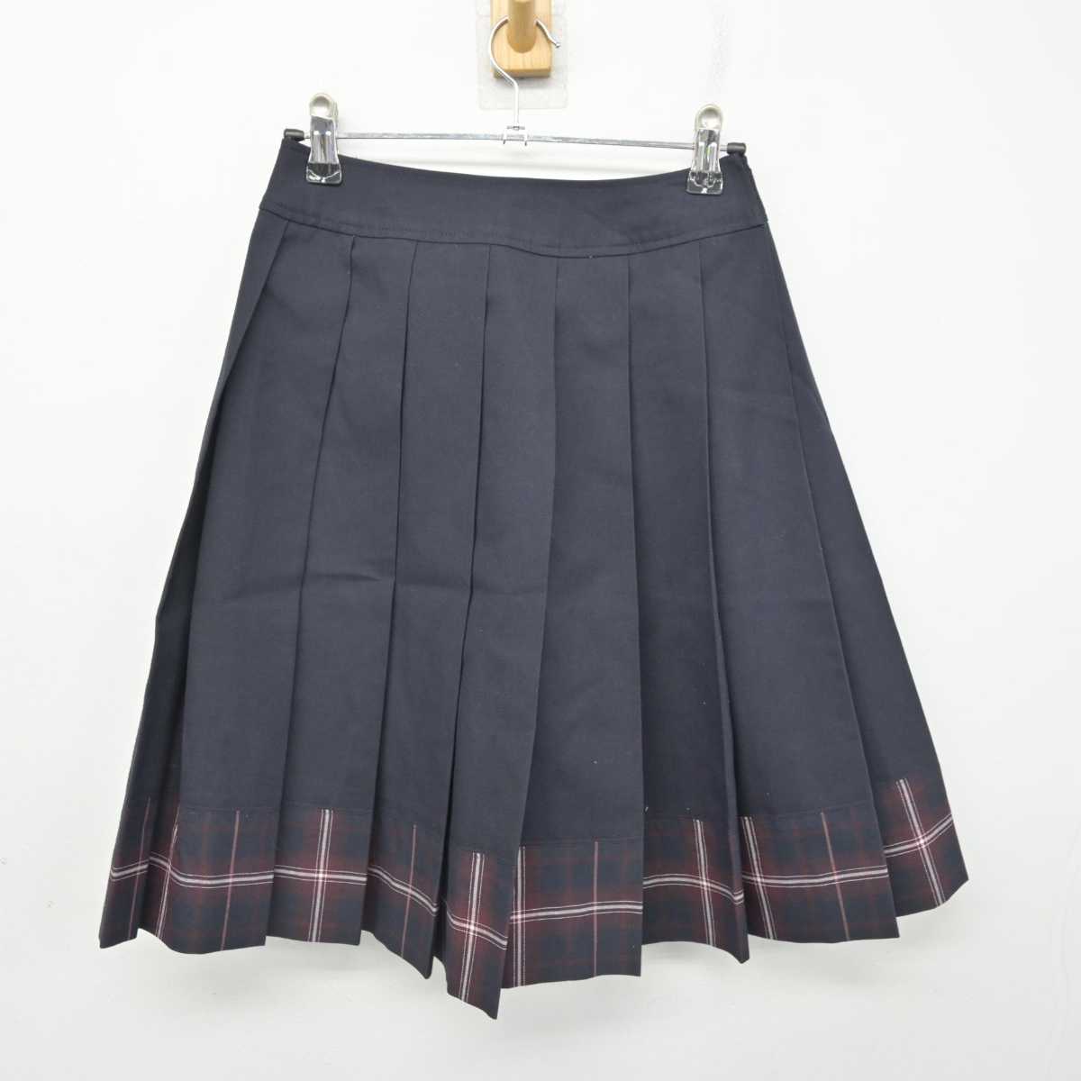 【中古】愛知県  豊川高等学校 女子制服 3点 (シャツ・スカート) sf078997